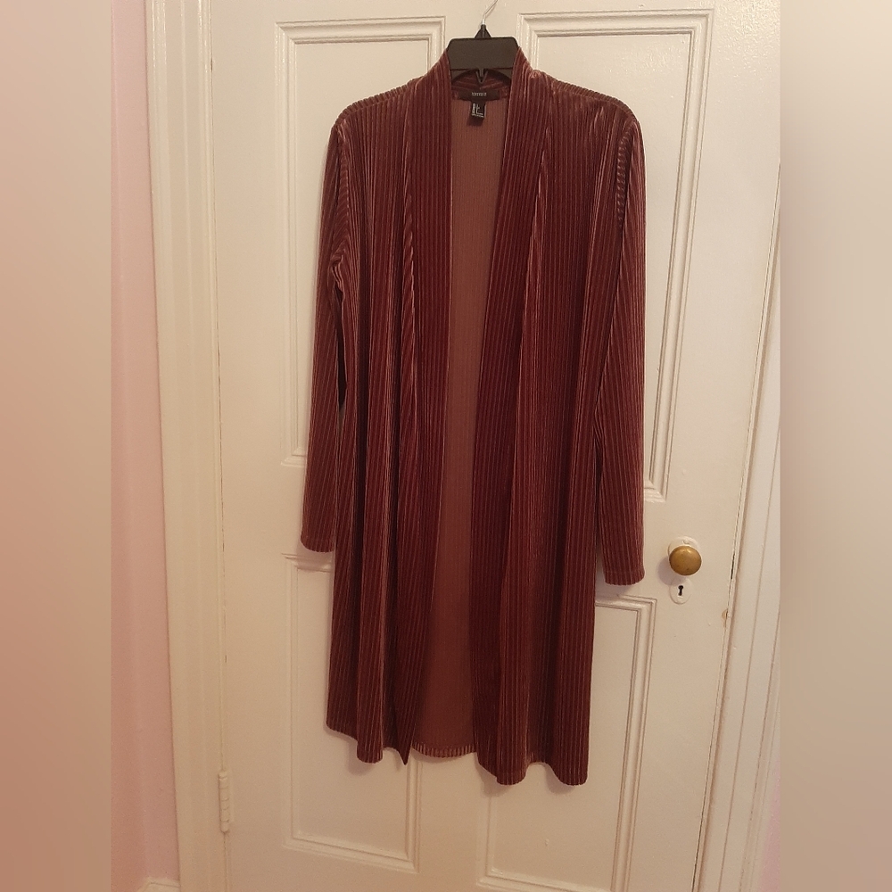 Velvet Duster Cardigan